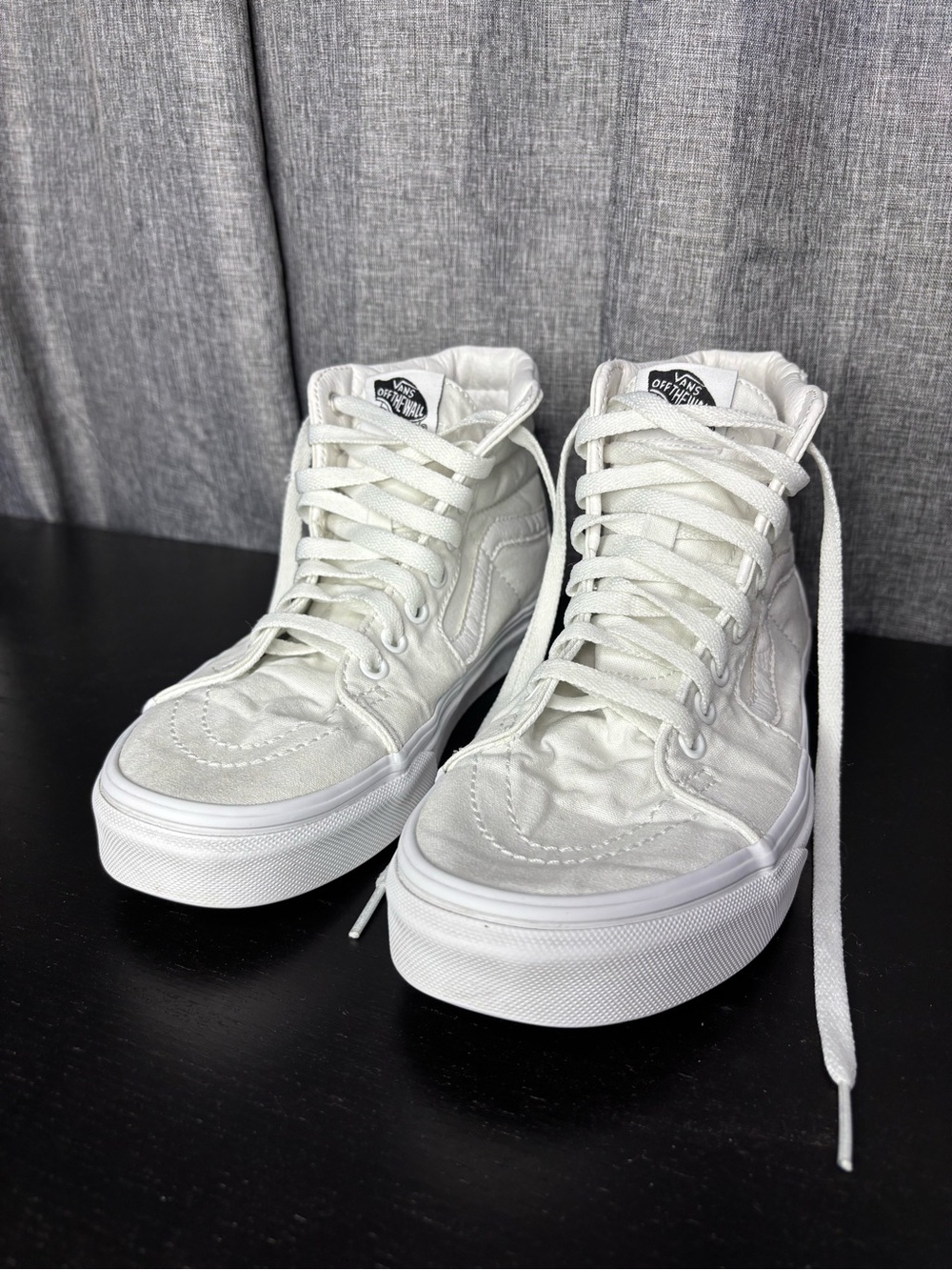 Vans Sk8-Hi Classic White High-Top Sneakers